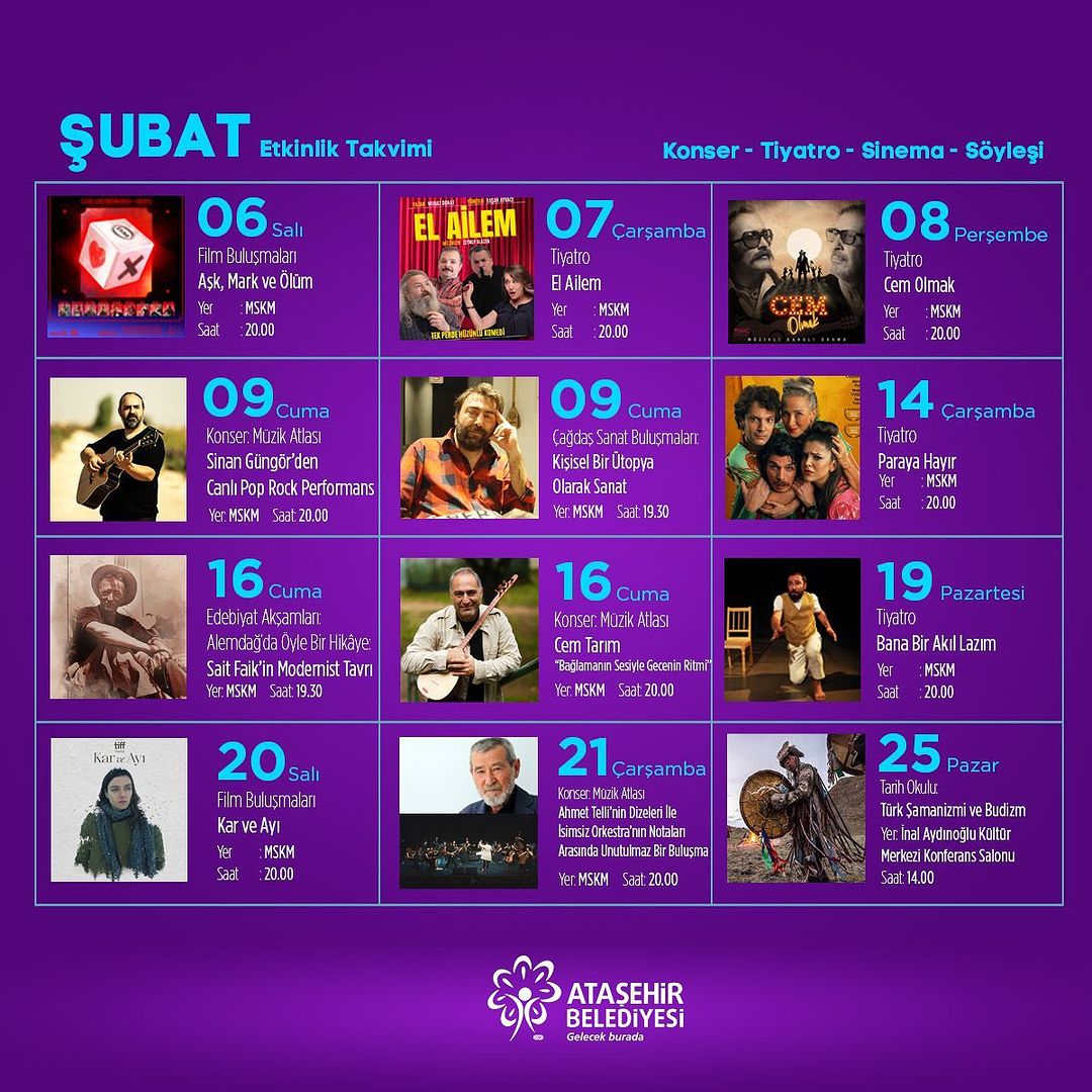 Ataşehir Belediyesi - Etkinlik Takvimi